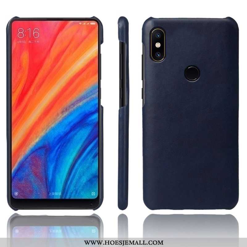 Hoes Xiaomi Mi Mix 2s Vintage Leer Grijs Bescherming Anti-fall Kwaliteit Mobiele Telefoon