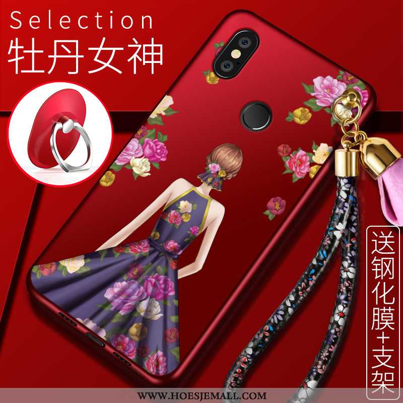 Hoes Xiaomi Mi Mix 3 Original Trend Hoesje Anti-fall Mini Rood Licht