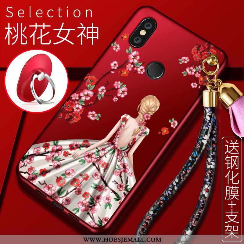 Hoes Xiaomi Mi Mix 3 Original Trend Hoesje Anti-fall Mini Rood Licht