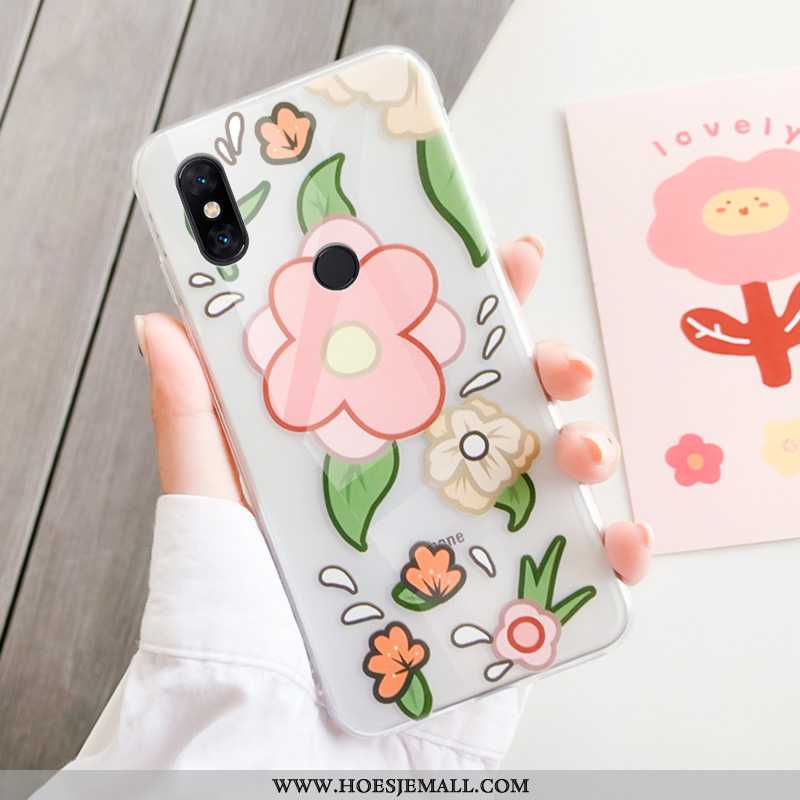 Hoesje Xiaomi Mi Mix 3 Bescherming Doorzichtig Hoes Mobiele Telefoon Mini Lovers Bloemen Witte