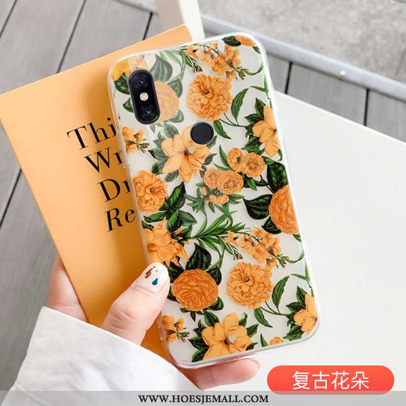 Hoesje Xiaomi Mi Mix 3 Bescherming Doorzichtig Hoes Mobiele Telefoon Mini Lovers Bloemen Witte