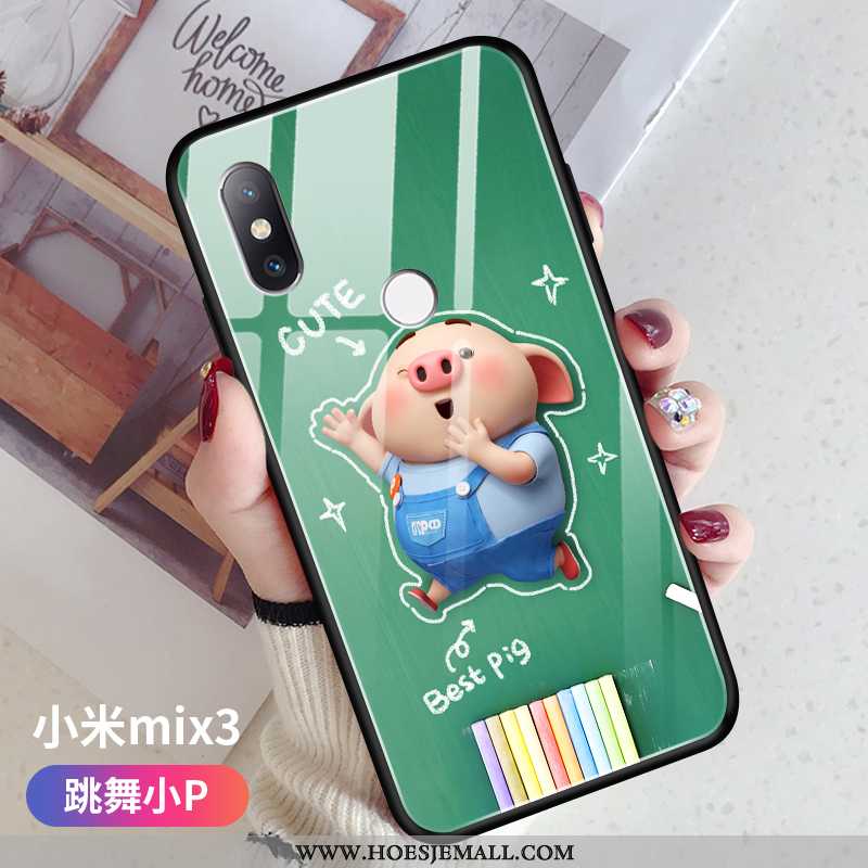 Hoesje Xiaomi Mi Mix 3 Mooie Trend Bescherming Anti-fall Lovers Dun Geel