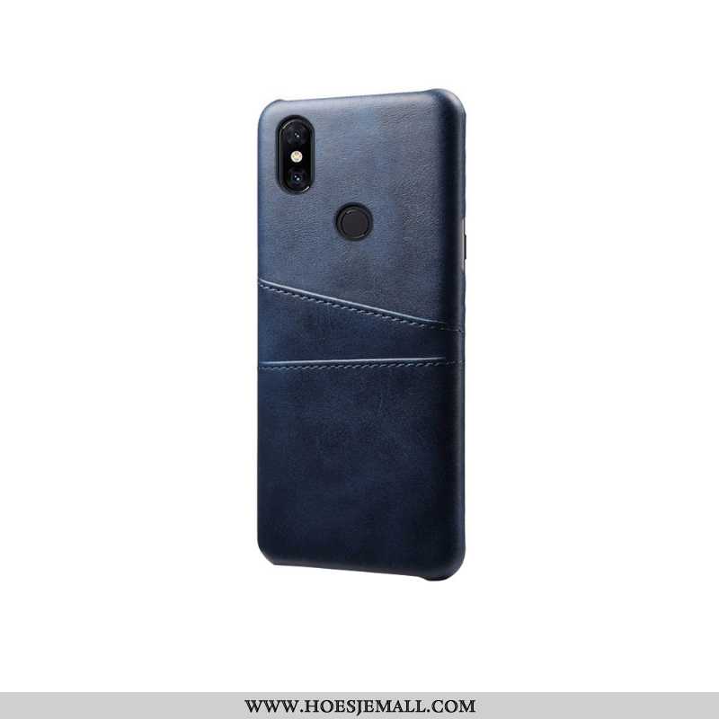 Hoesje Xiaomi Mi Mix 3 Bescherming Leren Mobiele Telefoon Geel Hoes Anti-fall