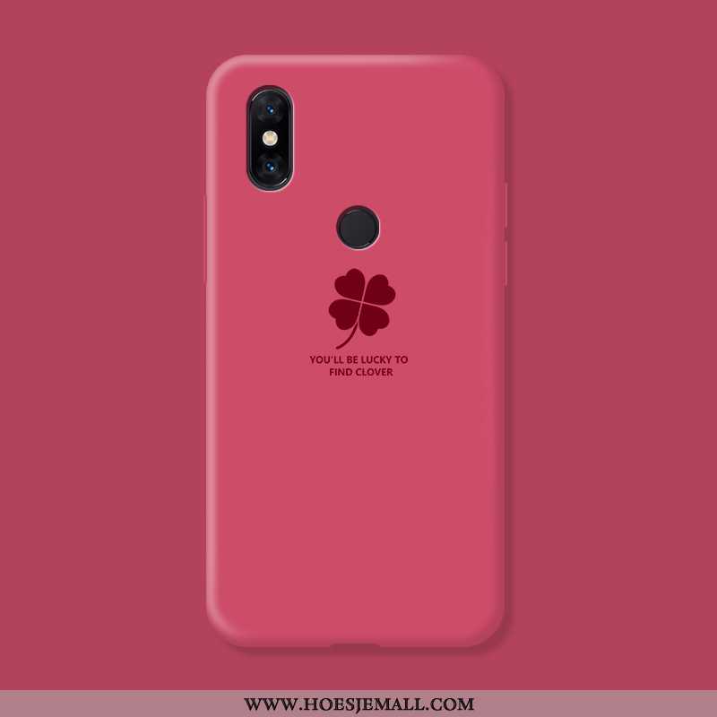 Hoesje Xiaomi Mi Mix 3 Siliconen Persoonlijk Mini Anti-fall Lovers Zacht Roze