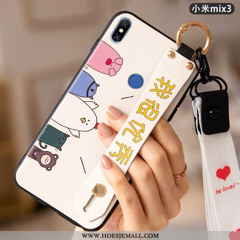 Hoes Xiaomi Mi Mix 3 Trend Super Mini Dun Mooie Schrobben Hoesje Blauwe