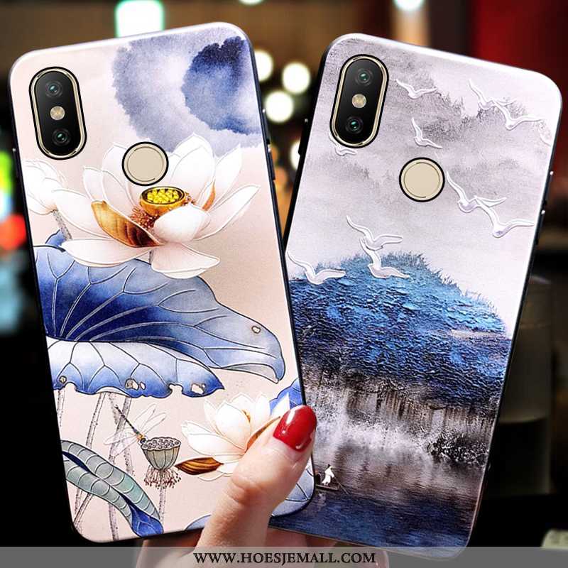 Hoesje Xiaomi Mi Mix 3 Schrobben Hanger Anti-fall Nieuw Mini Siliconen Scheppend Blauwe