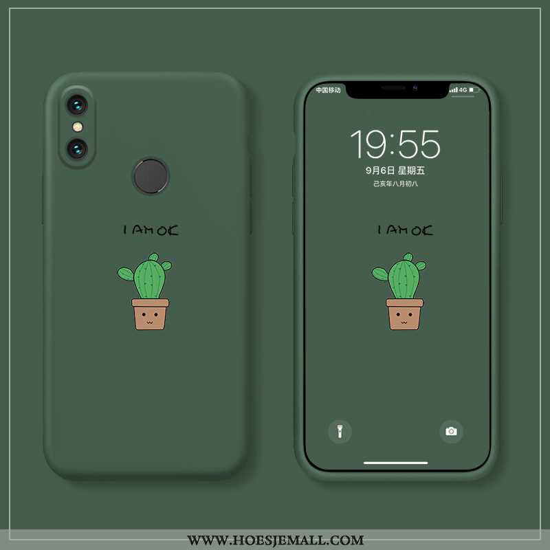 Hoes Xiaomi Mi Mix 3 Siliconen Bescherming Hoesje Nieuw Net Red Scheppend Groen