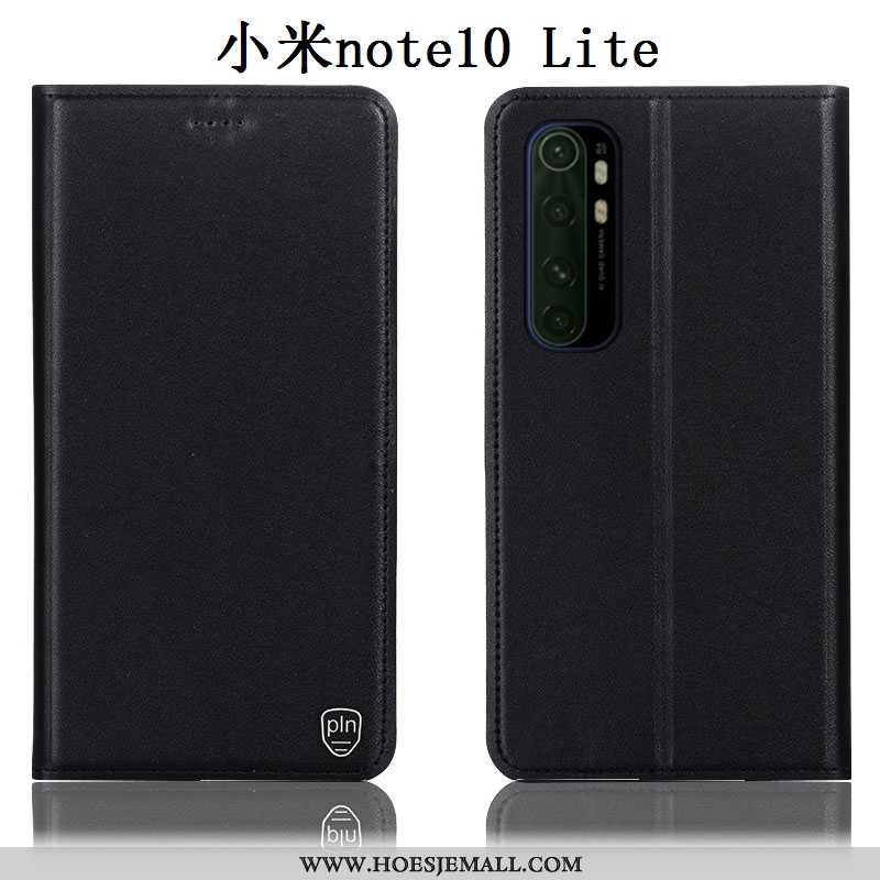 Hoesje Xiaomi Mi Note 10 Lite Echt Leer Bescherming All Inclusive Hoes Jeugd Mobiele Telefoon Geel