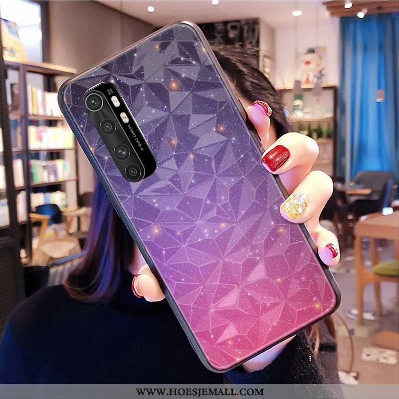 Hoes Xiaomi Mi Note 10 Lite Patroon Bescherming Pas All Inclusive Mini Patroon Purper