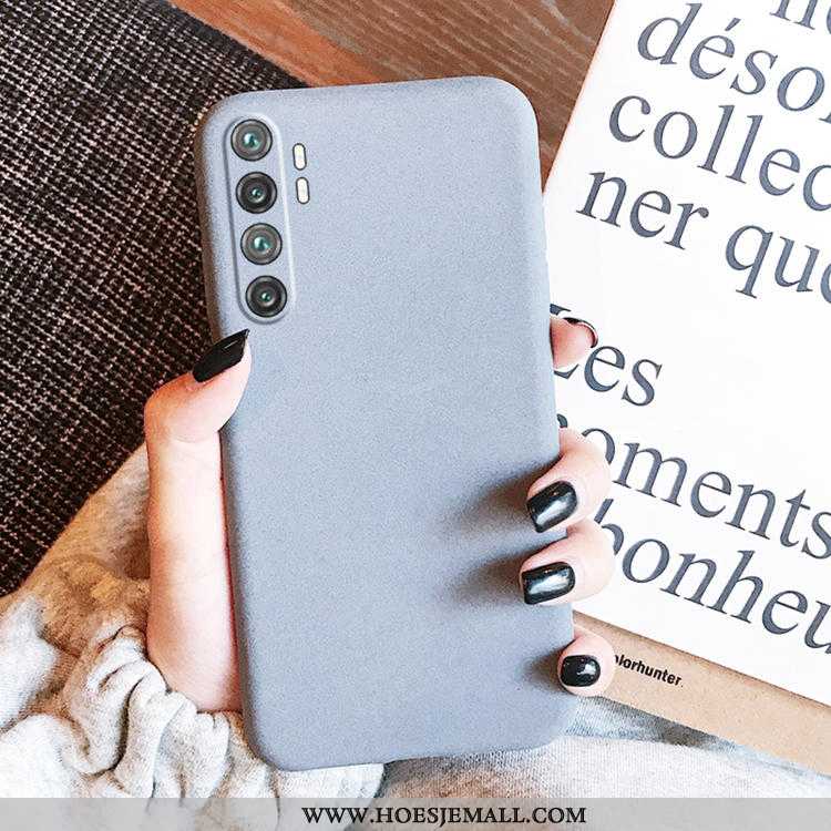 Hoes Xiaomi Mi Note 10 Lite Zacht Skärmskydd Hoesje Effen Kleur Mini Bescherming Mobiele Telefoon Gr