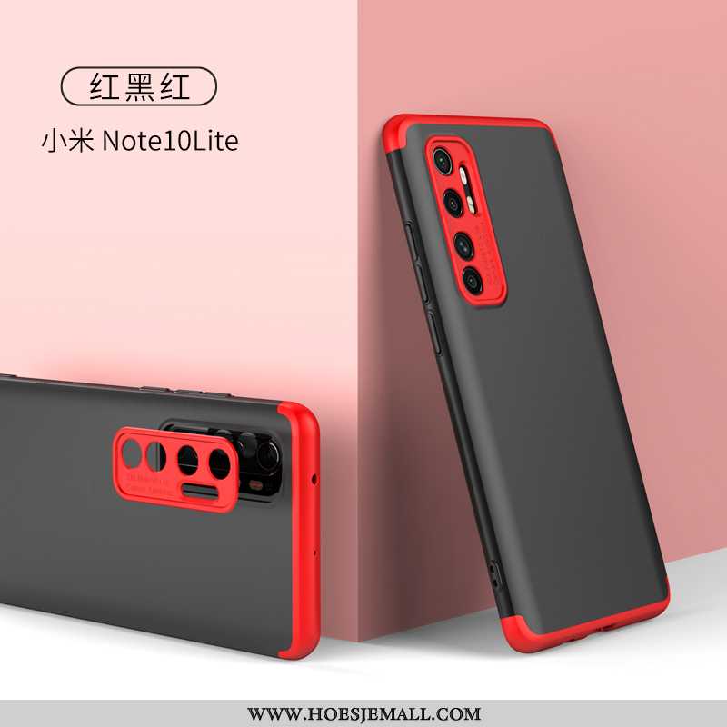 Hoesje Xiaomi Mi Note 10 Lite Dun Siliconen Net Red Anti-fall Mobiele Telefoon Schrobben Roze