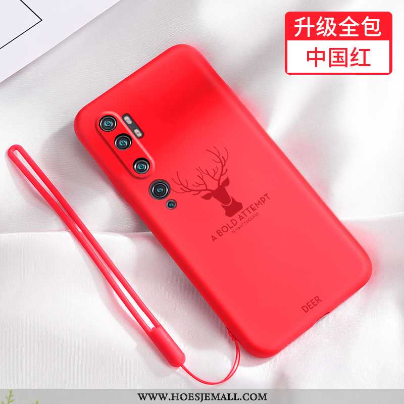 Hoesje Xiaomi Mi Note 10 Super Dun Siliconen Zacht Anti-fall Mobiele Telefoon Pas Zwarte