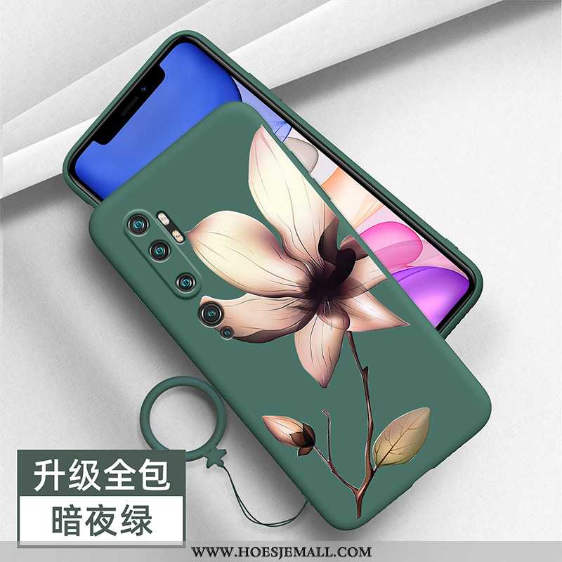 Hoes Xiaomi Mi Note 10 Persoonlijk Scheppend Groen All Inclusive Anti-fall Hoesje