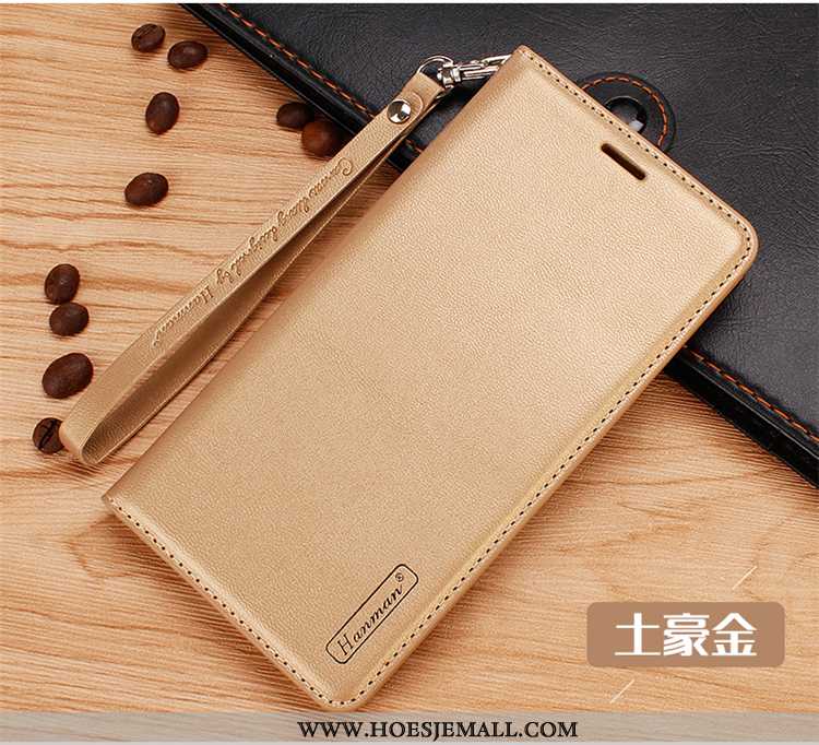 Hoes Xiaomi Mi Note 10 Leren Hoesje Roze Anti-fall Clamshell Mini Mobiele Telefoon