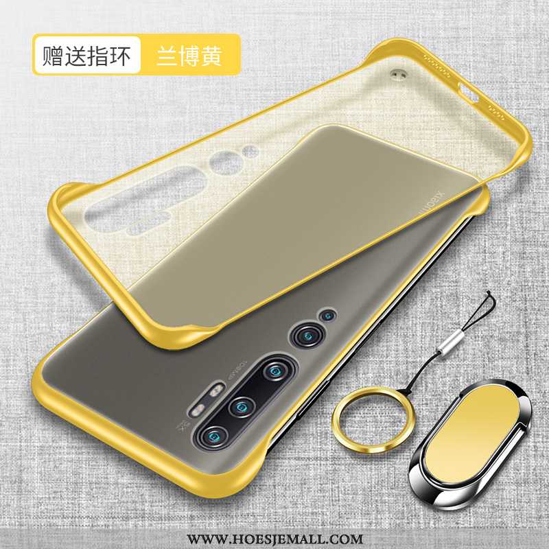 Hoesje Xiaomi Mi Note 10 Schrobben Dun Hoes Mini Siliconen Geel