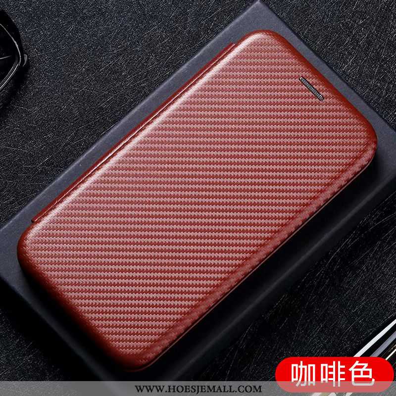 Hoesje Xiaomi Mi Note 10 Leren Fiber Mobiele Telefoon Zwart Folio Mini Zwarte