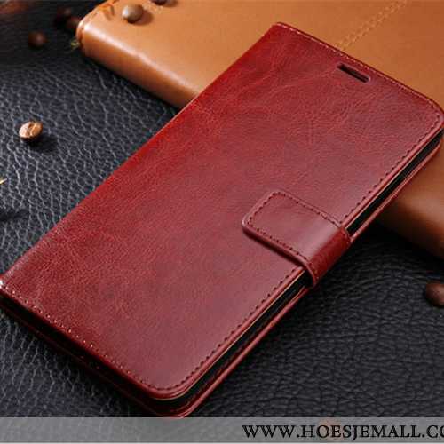 Hoesje Xiaomi Mi Note 10 Leren Mini Mobiele Telefoon Bruin All Inclusive Folio Bruine