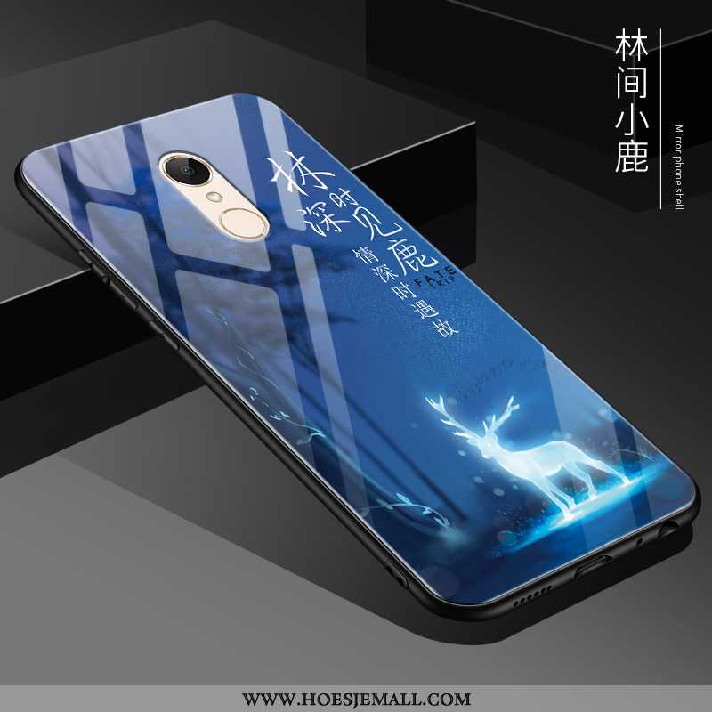 Hoesje Xiaomi Redmi 5 Siliconen Bescherming All Inclusive Hard Blauw Anti-fall Zacht Blauwe