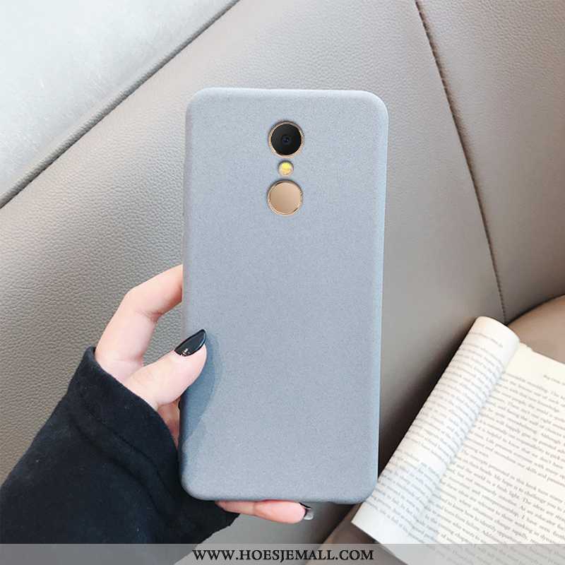 Hoesje Xiaomi Redmi 5 Siliconen Bescherming Rood Anti-fall Mobiele Telefoon Grijs Zacht