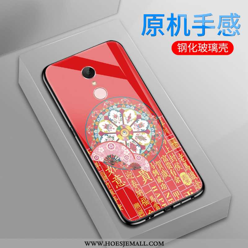 Hoesje Xiaomi Redmi 5 Scheppend Vintage Mobiele Telefoon Hoes Trend Persoonlijk Groen