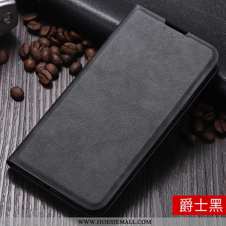 Hoesje Xiaomi Redmi 5 Leren Folio Anti-fall Vouw Omkeerbaar Mobiele Telefoon Zwarte