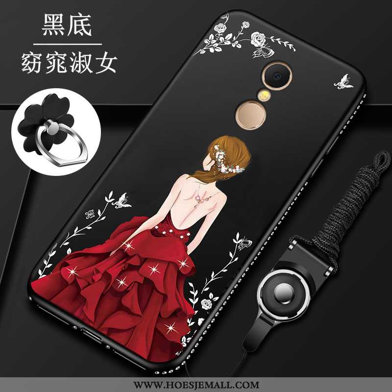 Hoesje Xiaomi Redmi 5 Siliconen Bescherming Hoes All Inclusive Mobiele Telefoon Anti-fall Rood