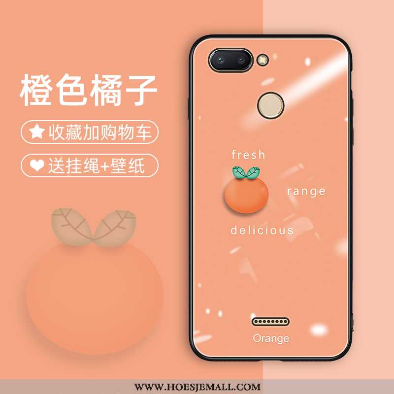 Hoes Xiaomi Redmi 6 Trend Siliconenhoesje Hard Mini Mobiele Telefoon Anti-fall Hoesje Roze