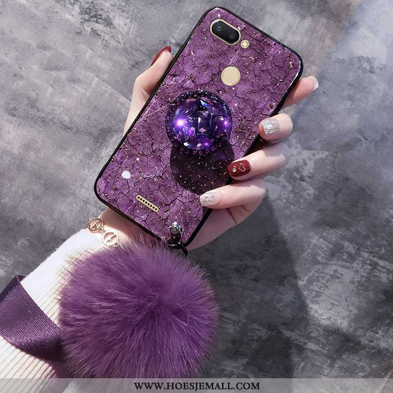 Hoes Xiaomi Redmi 6 Luxe Patroon Mobiele Telefoon All Inclusive Super Purper Mini