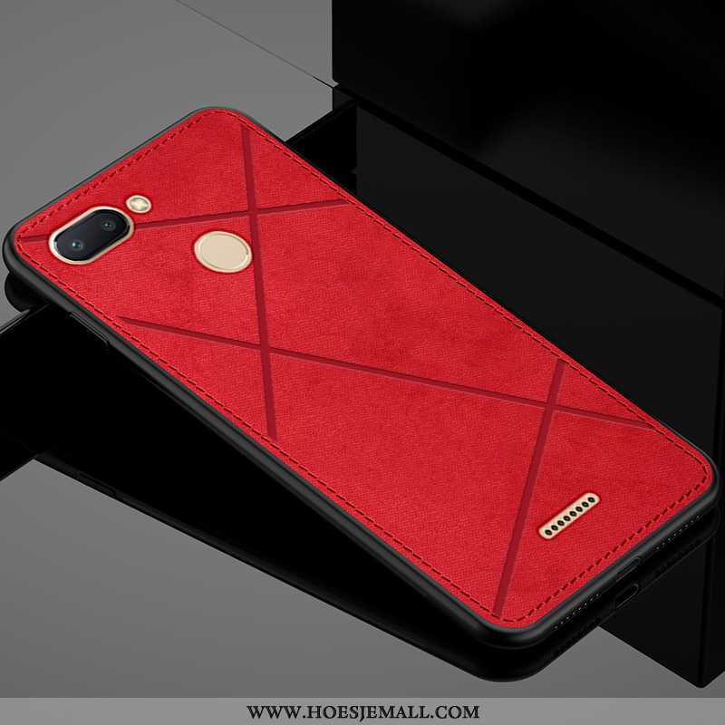 Hoes Xiaomi Redmi 6 Patroon Trend Rood Antislip Licht Mode Anti-fall Grijs