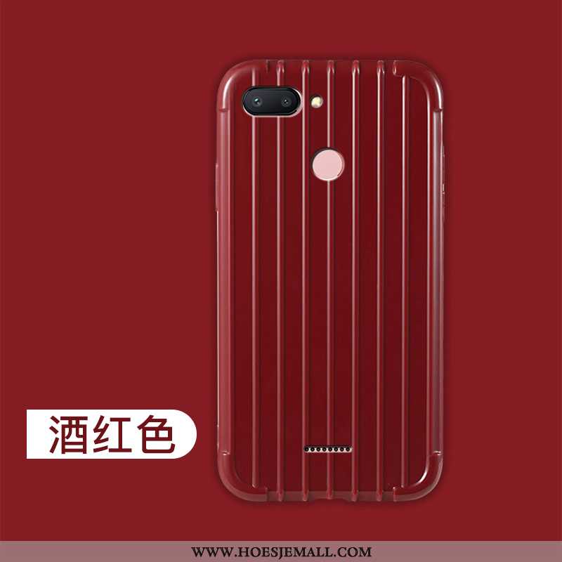 Hoesje Xiaomi Redmi 6 Bescherming Mode Licht Rood Mobiele Telefoon Anti-fall