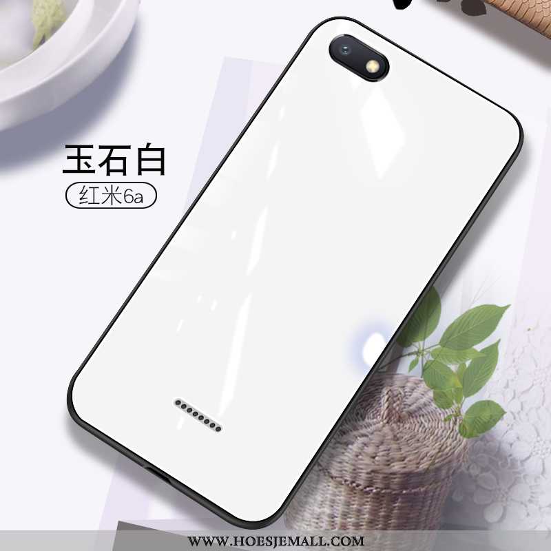 Hoes Xiaomi Redmi 6a Scheppend Mooie Mini Net Red Hoesje Anti-fall Tempereren Groen