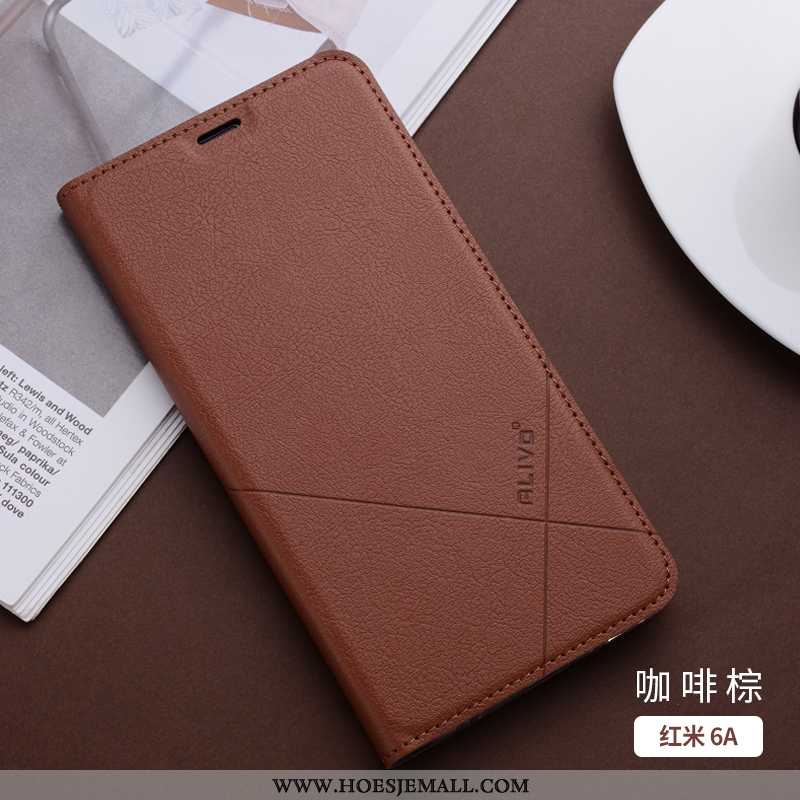 Hoesje Xiaomi Redmi 6a Scheppend Zacht Clamshell Mini Mobiele Telefoon Rood Roos