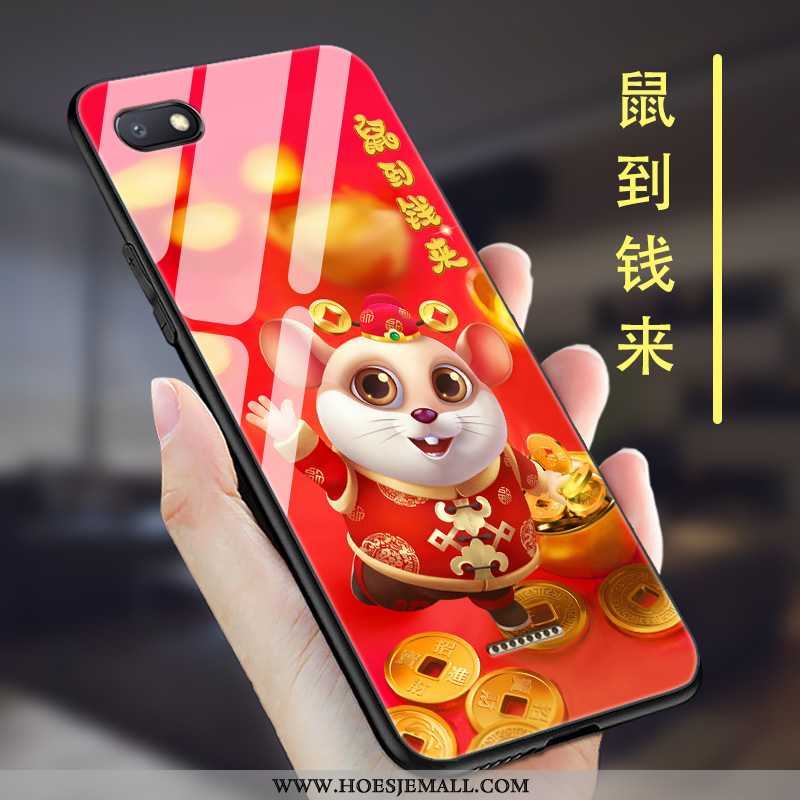 Hoes Xiaomi Redmi 6a Skärmskydd Siliconen Super Hanger Net Red Hoesje Mobiele Telefoon Purper