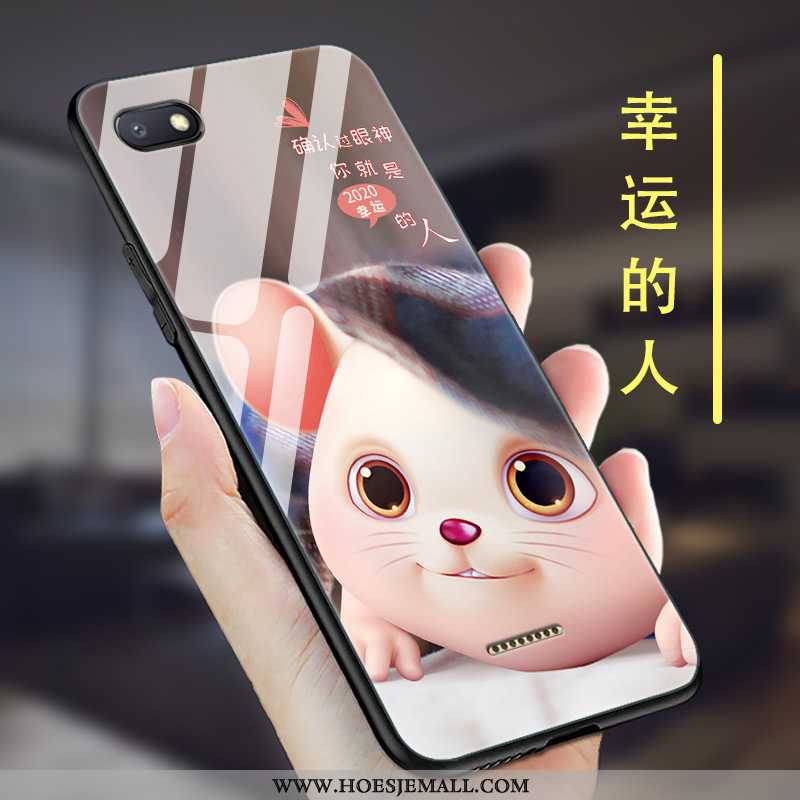 Hoes Xiaomi Redmi 6a Skärmskydd Siliconen Super Hanger Net Red Hoesje Mobiele Telefoon Purper