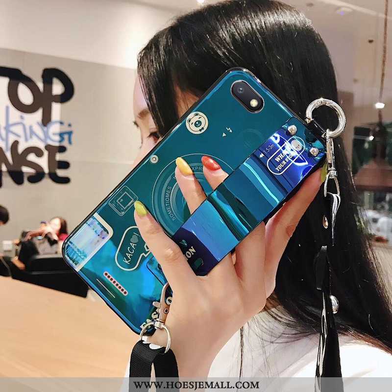 Hoes Xiaomi Redmi 6a Zacht Siliconen Rood All Inclusive Mobiele Telefoon Opknoping Nek Anti-fall Roz