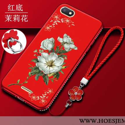 Hoes Xiaomi Redmi 6a Bescherming Zacht Rood All Inclusive Mini Hoesje Mobiele Telefoon