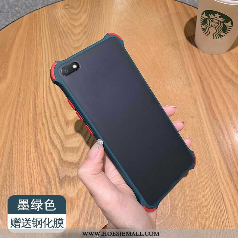 Hoesje Xiaomi Redmi 6a Bescherming Schrobben Mobiele Telefoon All Inclusive Anti-fall Mooie Rood