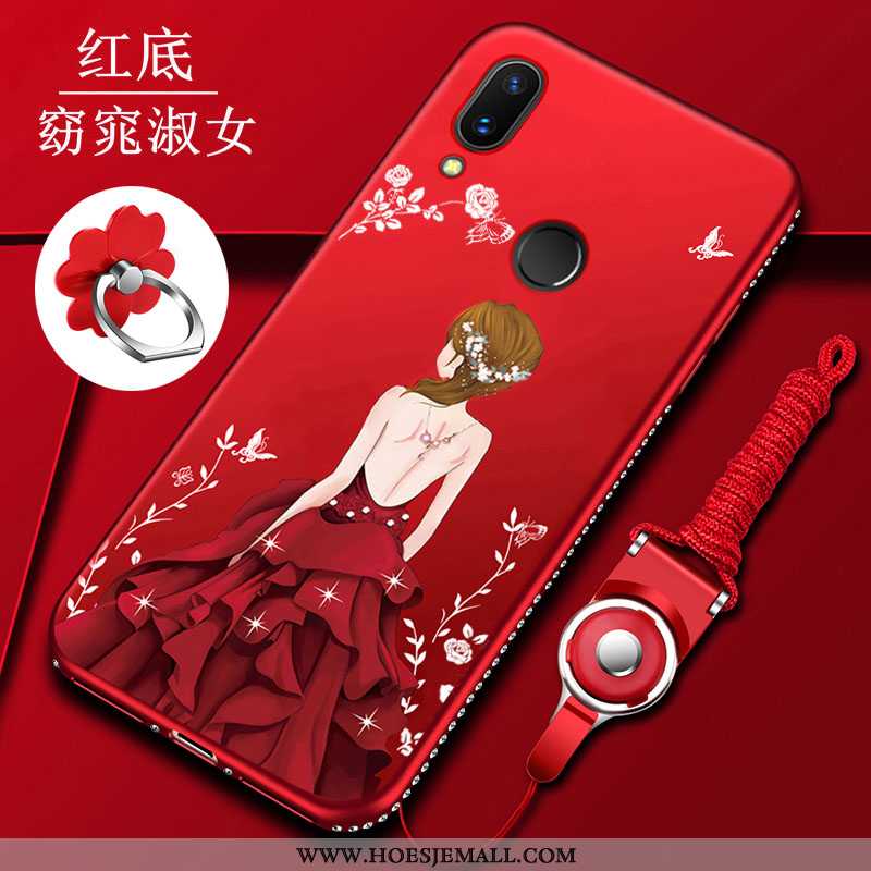 Hoes Xiaomi Redmi 7 Super Dun Rood Siliconen Schrobben Bescherming