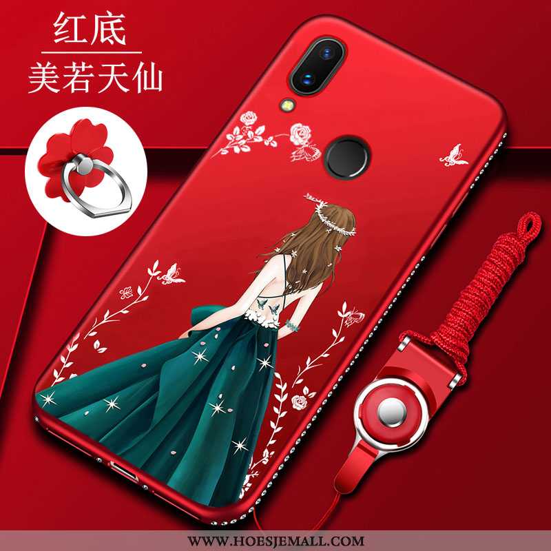 Hoes Xiaomi Redmi 7 Super Dun Rood Siliconen Schrobben Bescherming