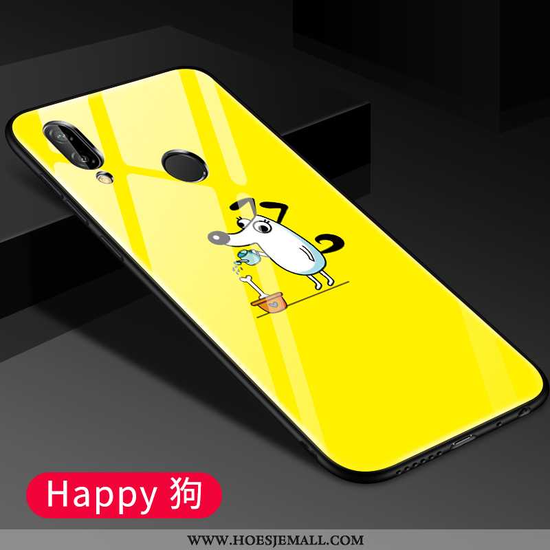 Hoesje Xiaomi Redmi 7 Dun Bescherming Mini Geel Hoes Anti-fall Glas