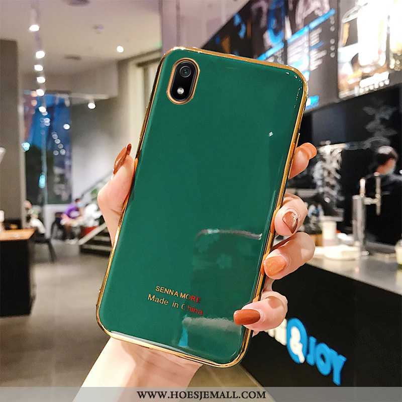 Hoes Xiaomi Redmi 7a Zacht Skärmskydd Bescherming Anti-fall Mini Hoesje Eenvoudige Groen