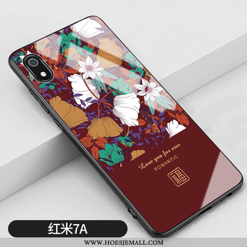 Hoes Xiaomi Redmi 7a Persoonlijk Scheppend Kunst Mobiele Telefoon Chinese Stijl Mini Siliconen Groen