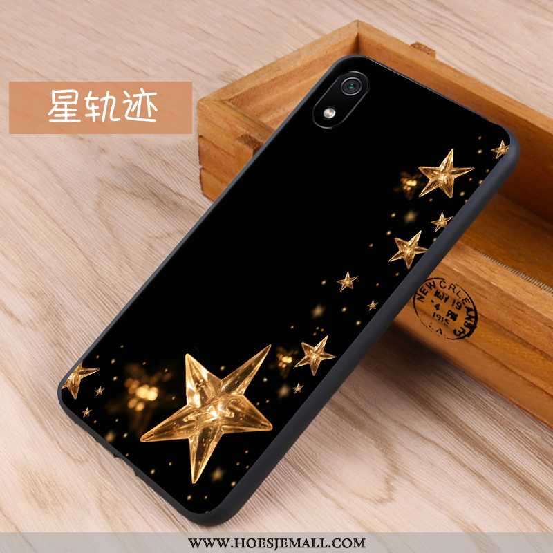 Hoes Xiaomi Redmi 7a Schrobben Scheppend Anti-fall Siliconen Hoesje Bescherming Donkerblauw Donkerbl