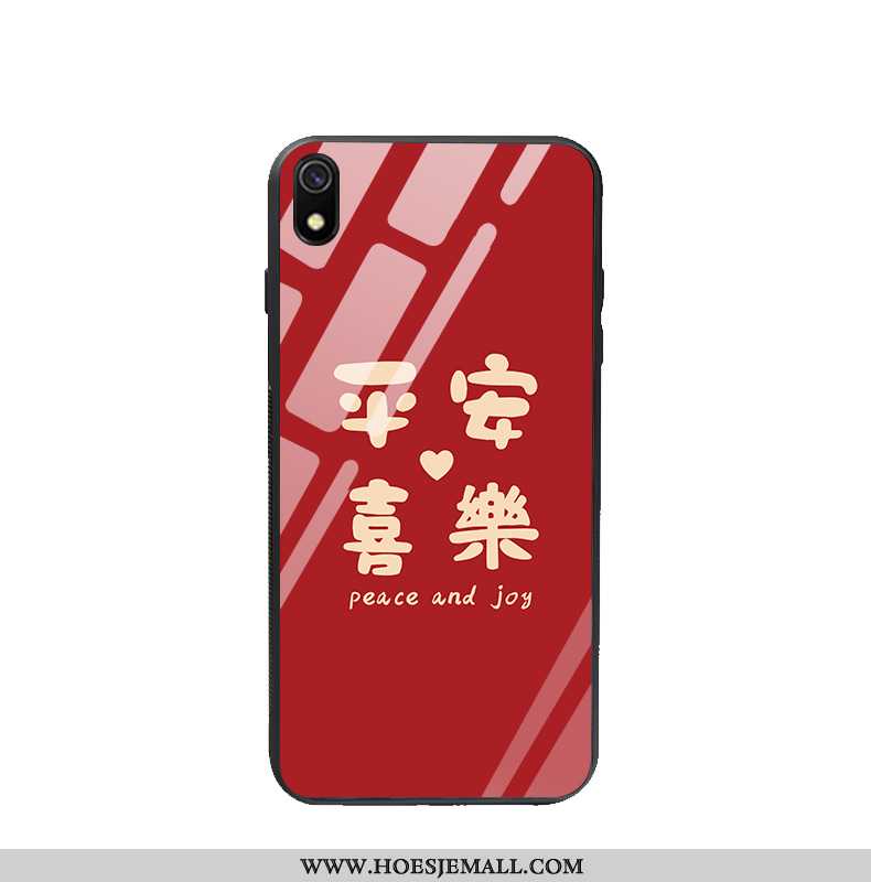 Hoesje Xiaomi Redmi 7a Glas Mooie All Inclusive Bescherming Rat Rood