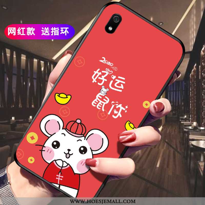 Hoesje Xiaomi Redmi 7a Persoonlijk Siliconen Bescherming Hoes Anti-fall Zwart Mobiele Telefoon Zwart