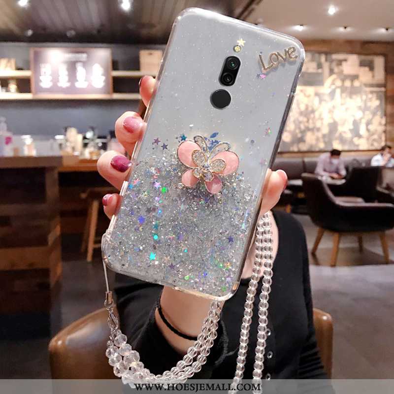 Hoes Xiaomi Redmi 8 Bescherming Scheppend Mobiele Telefoon Anti-fall Roze Net Red All Inclusive Witt