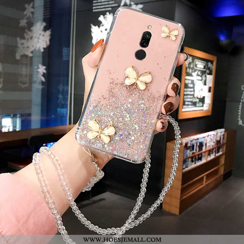 Hoes Xiaomi Redmi 8 Bescherming Scheppend Mobiele Telefoon Anti-fall Roze Net Red All Inclusive Witt