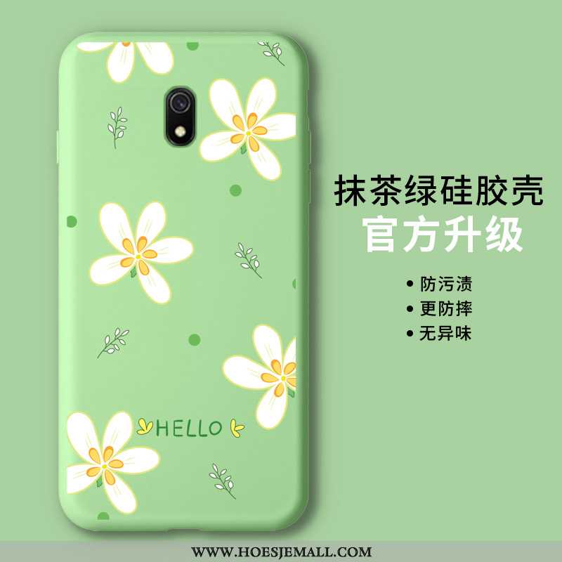 Hoesje Xiaomi Redmi 8a Persoonlijk Scheppend Hoes Zacht Dun Trend Anti-fall Groen