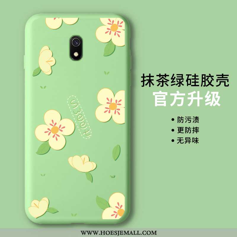 Hoesje Xiaomi Redmi 8a Persoonlijk Scheppend Hoes Zacht Dun Trend Anti-fall Groen