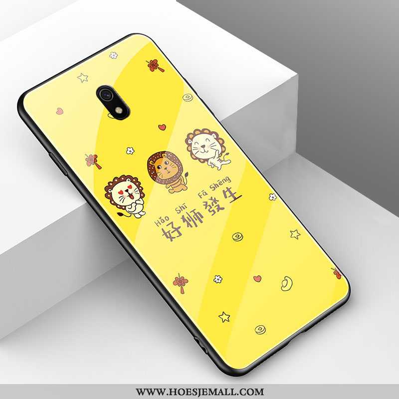 Hoesje Xiaomi Redmi 8a Trend Zacht Lovers Mobiele Telefoon Mode Groen Glas